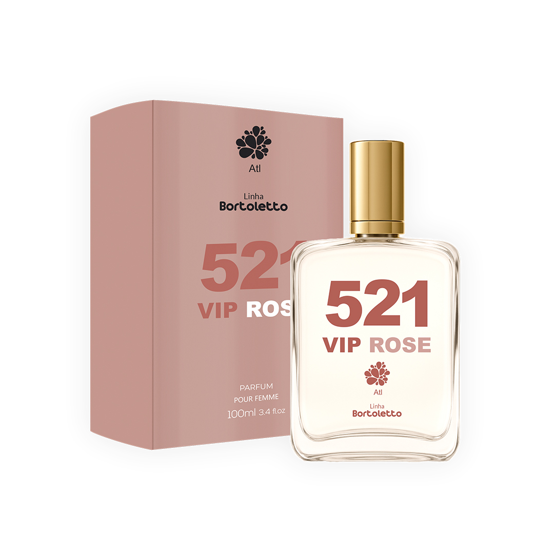 Fragrância 521 Vip Rose 100Ml