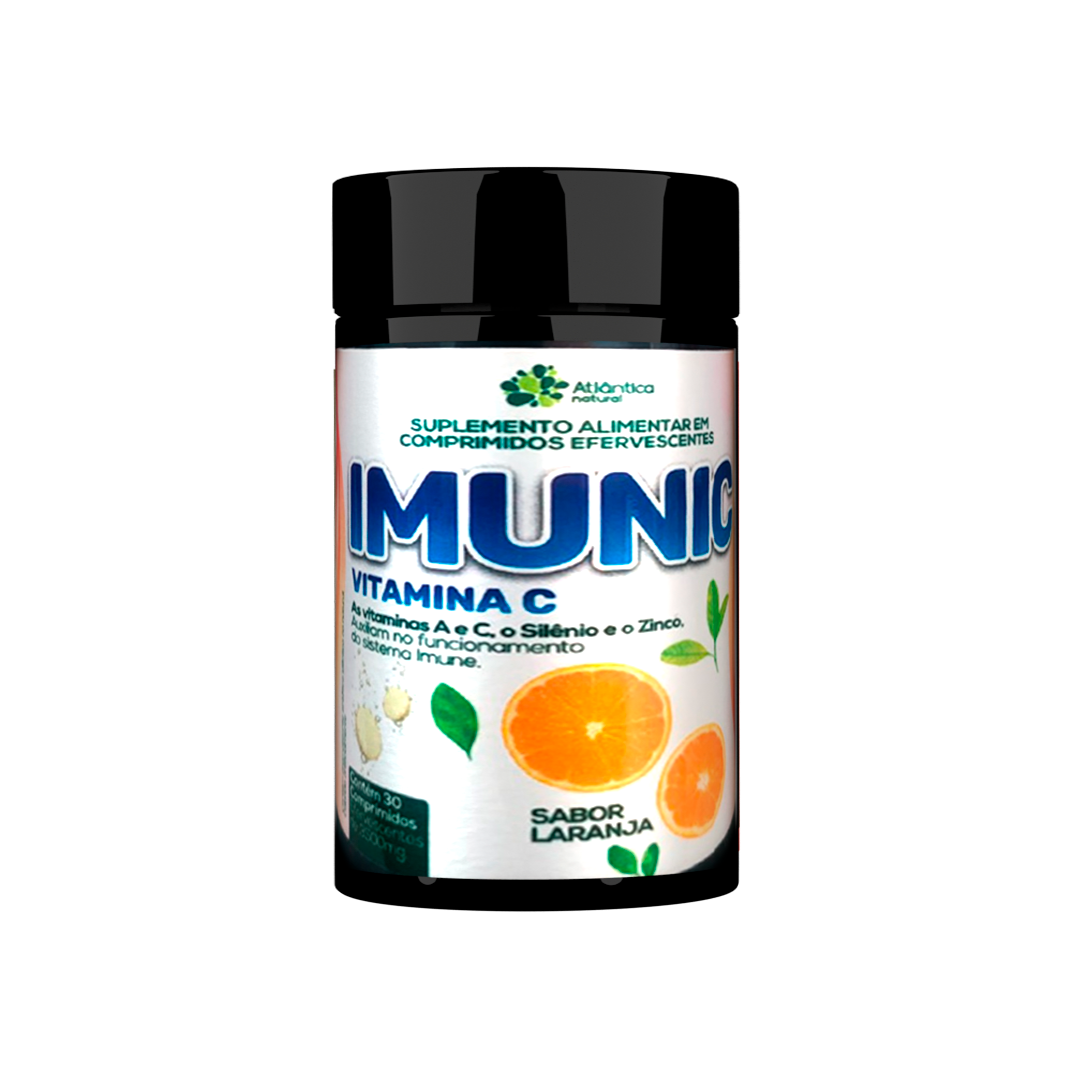 Imunic - Vitamina C + Zinco Novo Em Tabletes