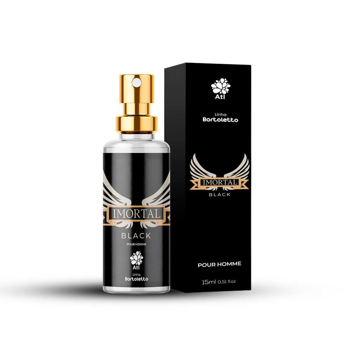 Fragrância Imortal Black 15Ml