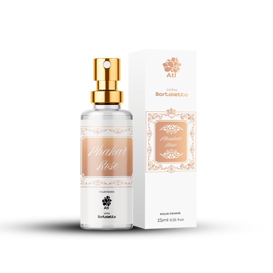 Fragrância Phakar Rose 15Ml